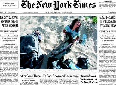 Portada del NYT