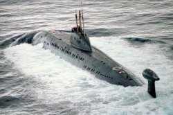 Un submarino ruso de la clase Victor III