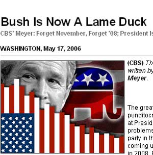 Bush ya es un pato cojo