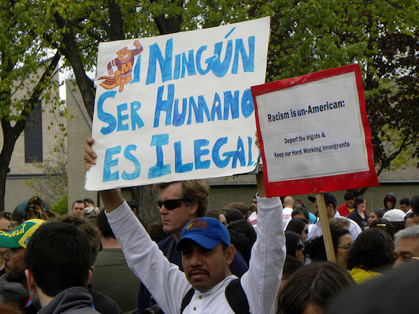 Protesta contra leyes antiinmigracion