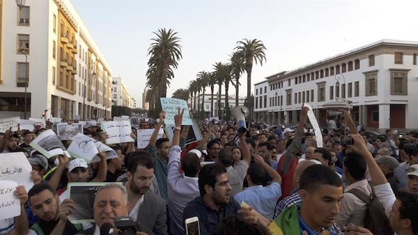 marruecos-manifestacion